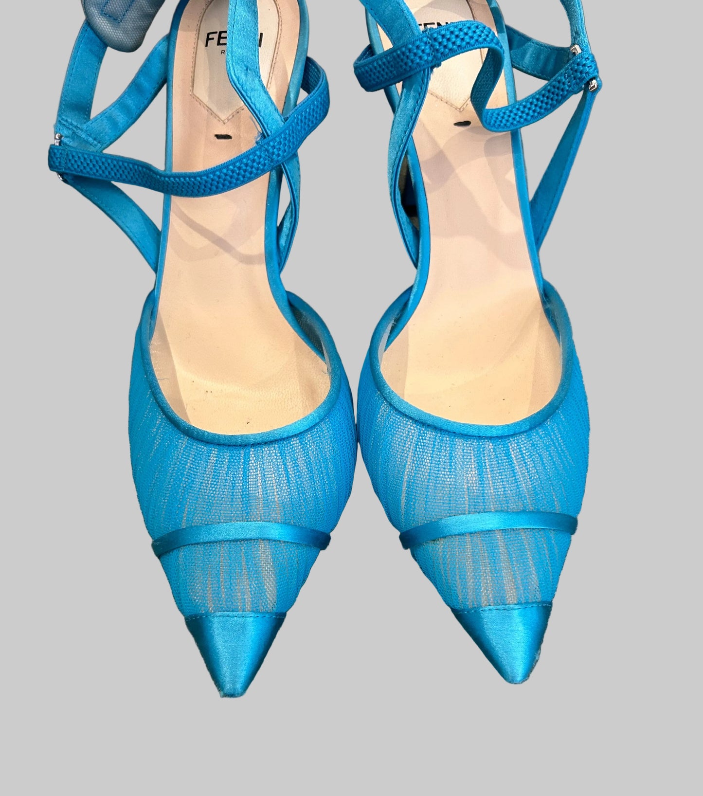 FENDI Colibri Slingbacks - Size 37.5
