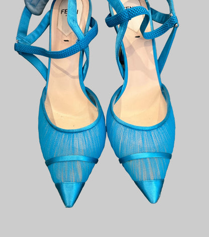 FENDI Colibri Slingbacks - Size 37.5