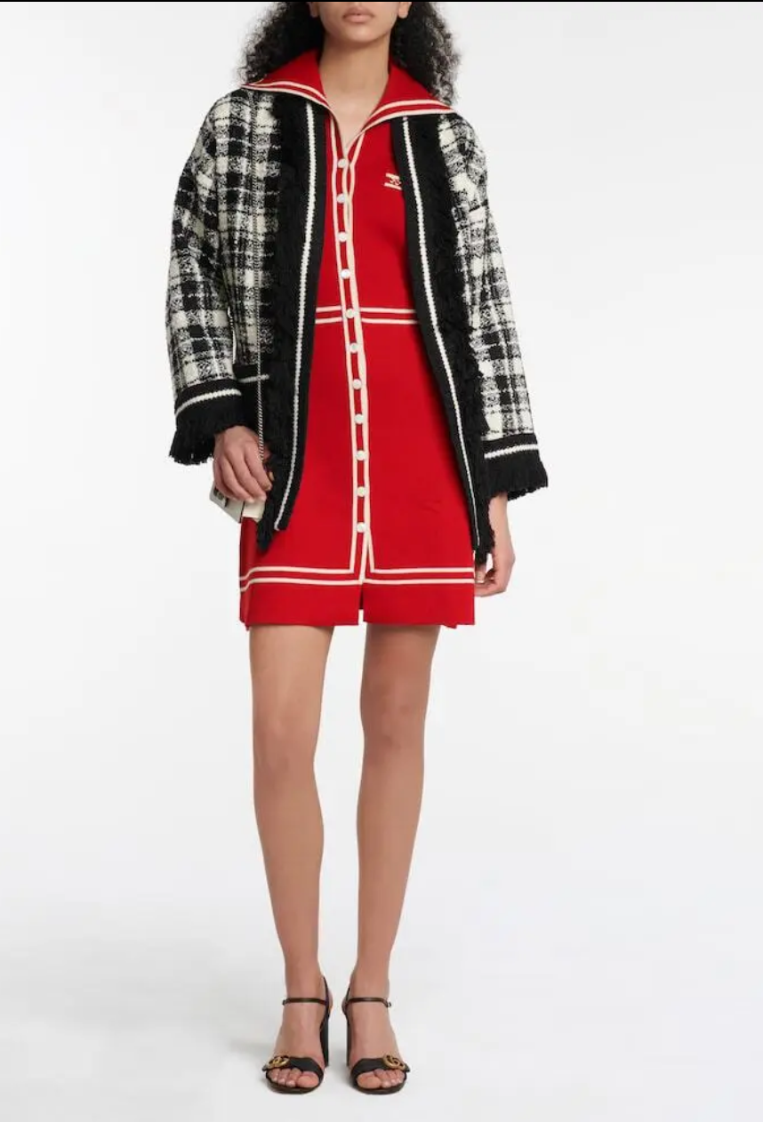GUCCI Wool Mini Dress - Size S