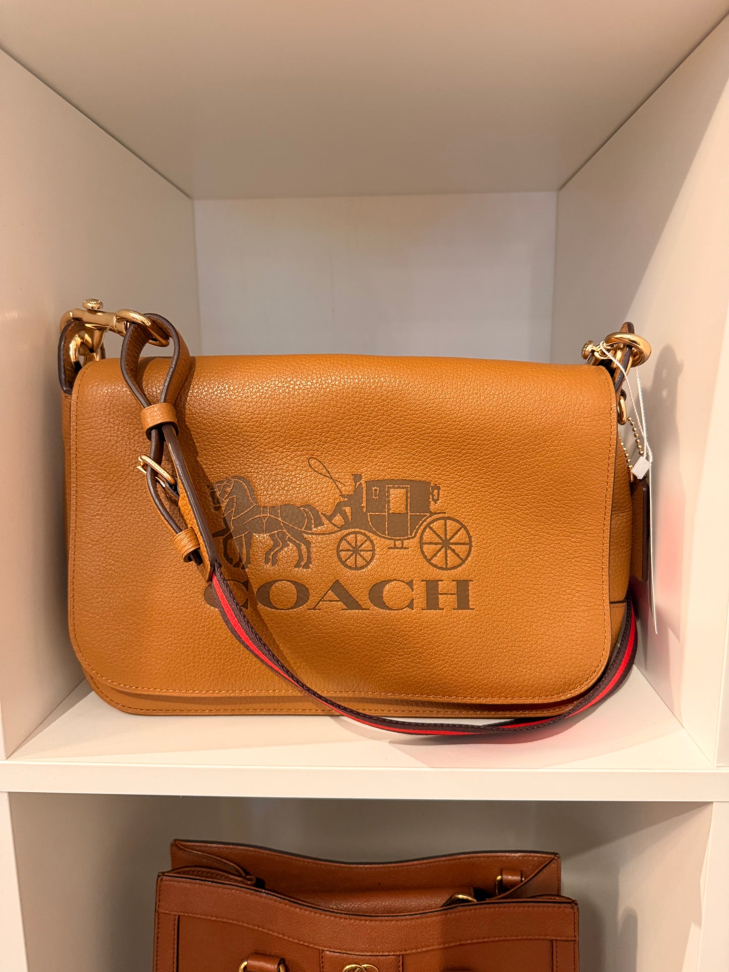COACH Leather Crossbody Messenger Bag