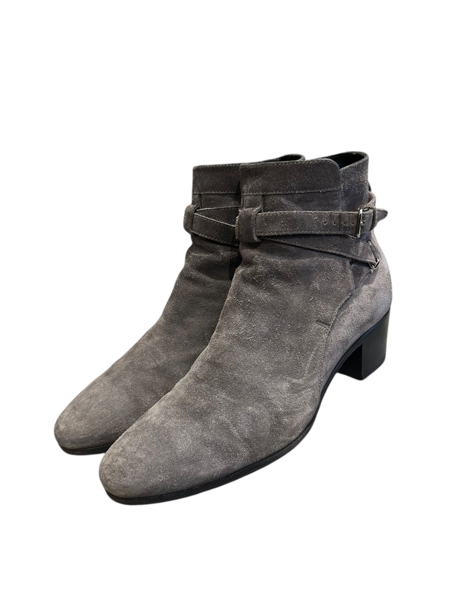 YVES SAINT LAURENT Suede Buckle Boot - Size 37