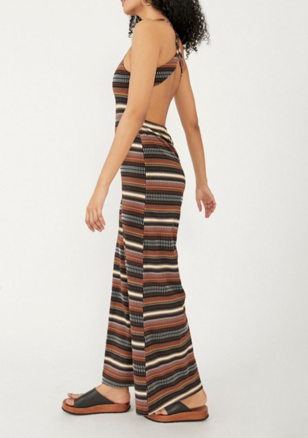 FREE PEOPLE Textured Patterned Jumpsuit - Size xs