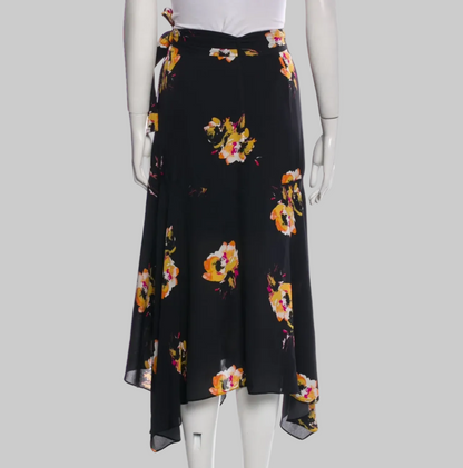 A.L.C. Floral Wrap Skirt - Size 8