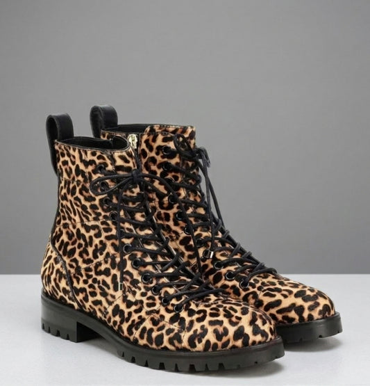 JIMMY CHOO Cruz Calf Hair Ankle Boot - Size 38.5