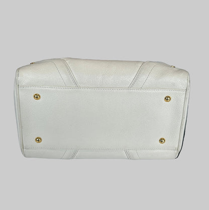 MCM White Bowling Bag