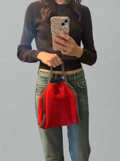STELLA MCCARTNEY Red Falabella Mini