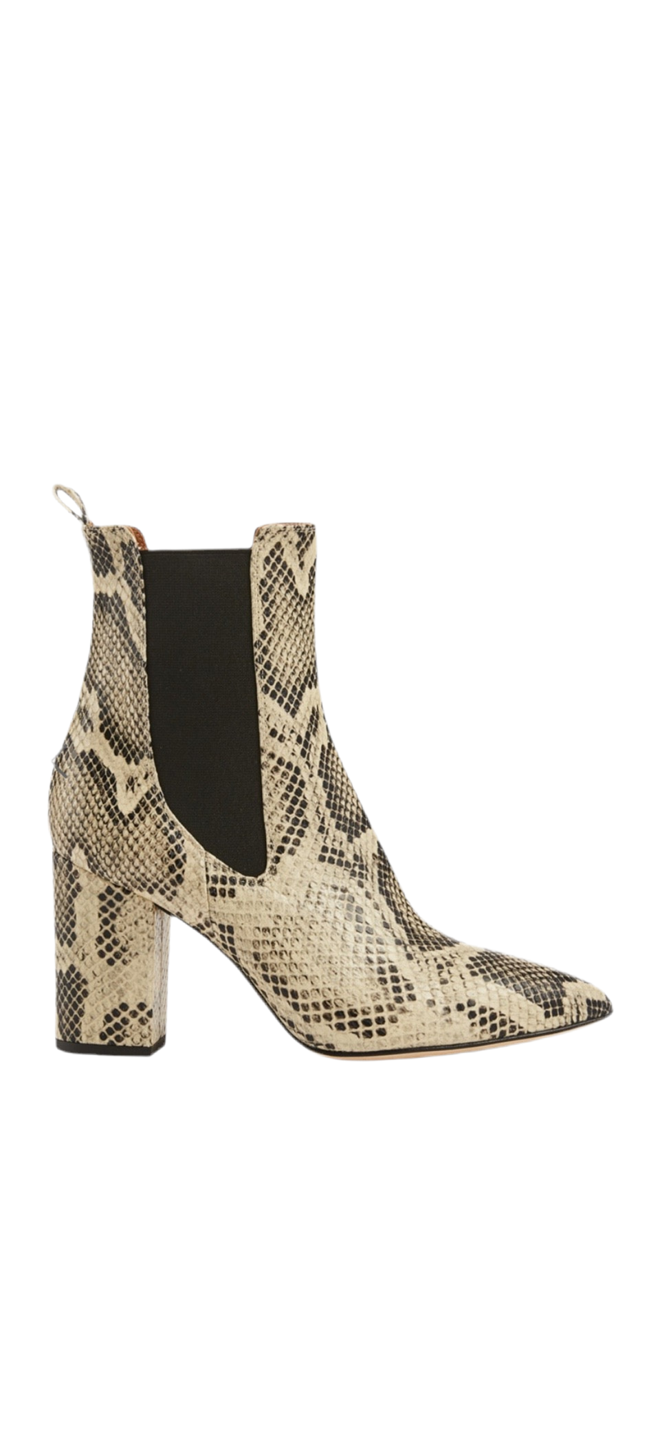 Paris Texas Python Print Ankle Boots - Size 37.5