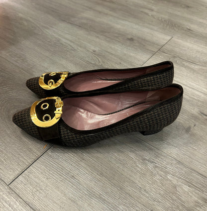 MIU MIU Houndstooth Flat - Size 38