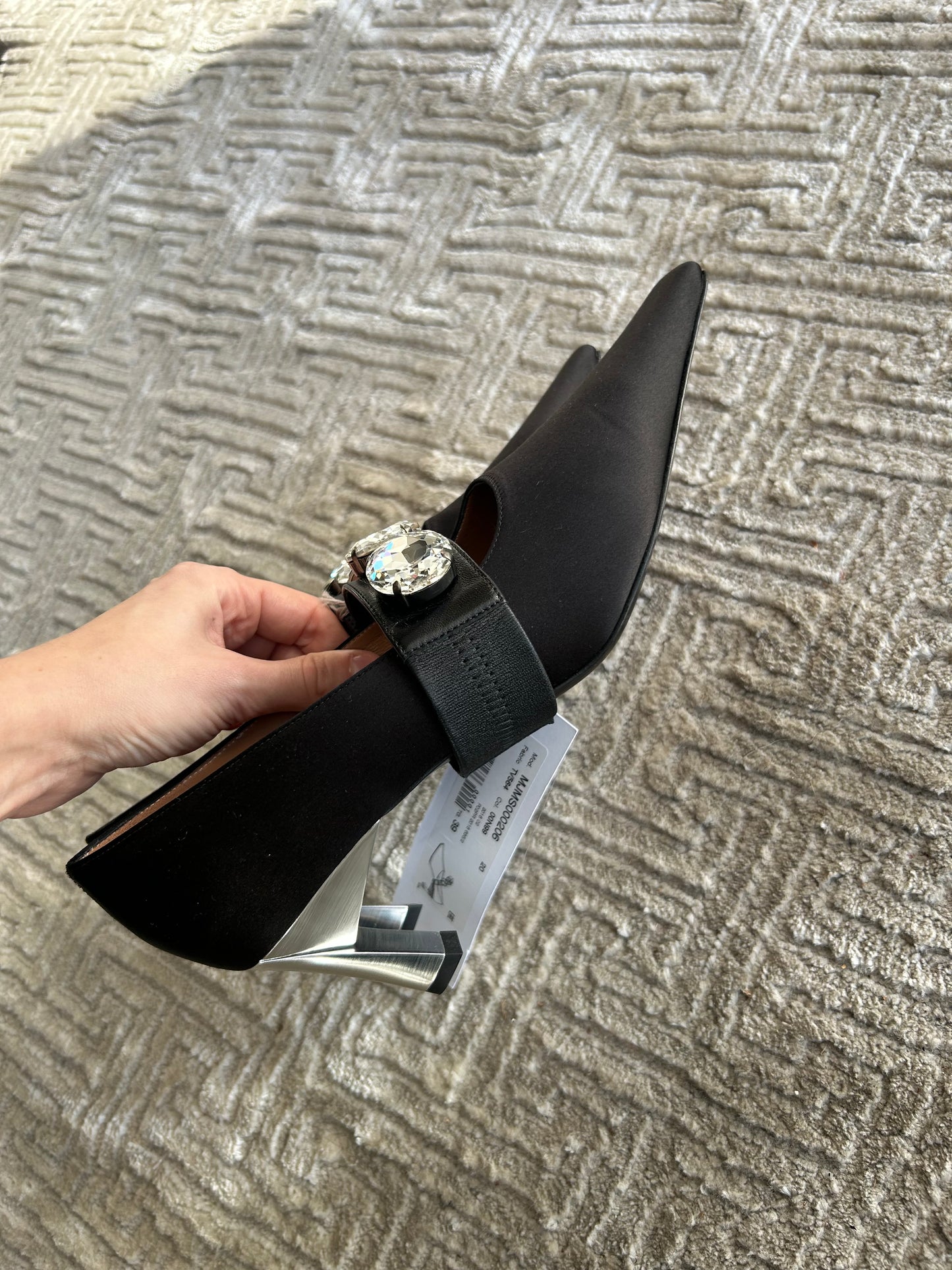 NEW* MARNI Crystal Pointed Toe Heels - Size 39