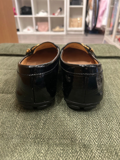 PRADA Black Patent Loafer - Size 40