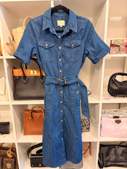 SÉZANE Raquel Denim Dress - Size S