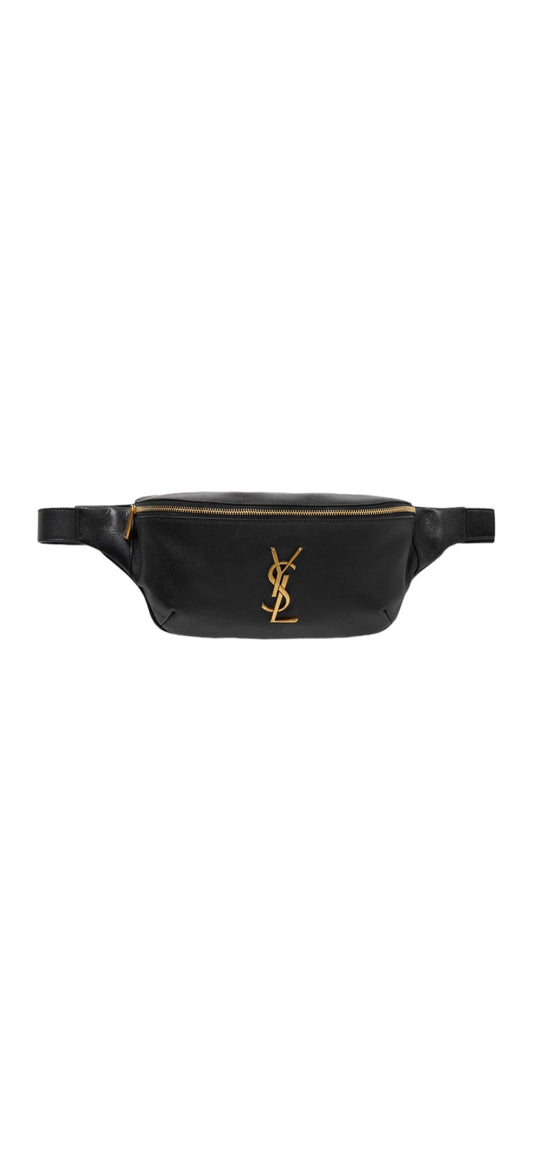 Saint Laurent Cassandre Classic Belt in Grain De Poudre