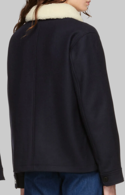 A.P.C. Navy Julia Jacket - Size 38