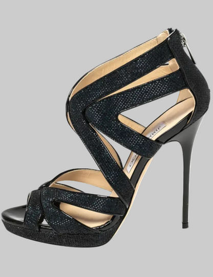 JIMMY CHOO Black Leila Pump - Size 36