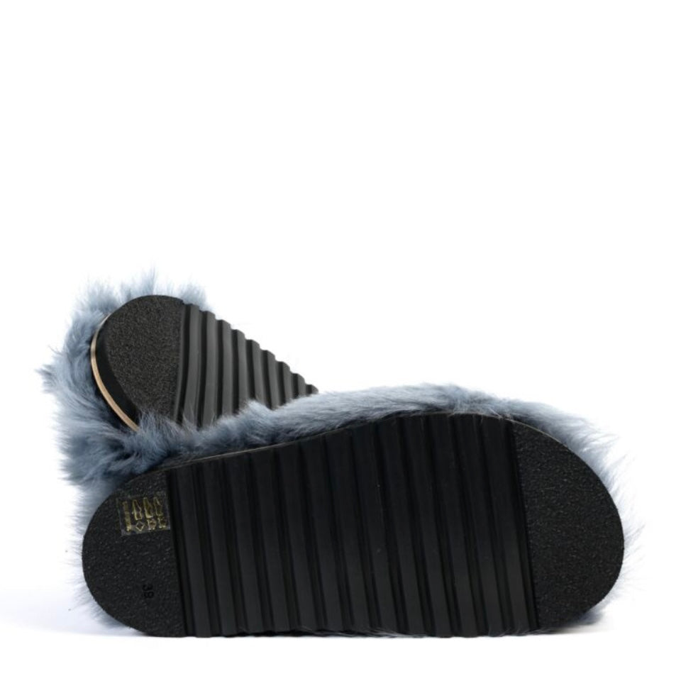 DOROTHEE SCHUMACHER 
Shearling Slides - Size 38