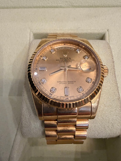 ROLEX 18k Gold Day-Date 36