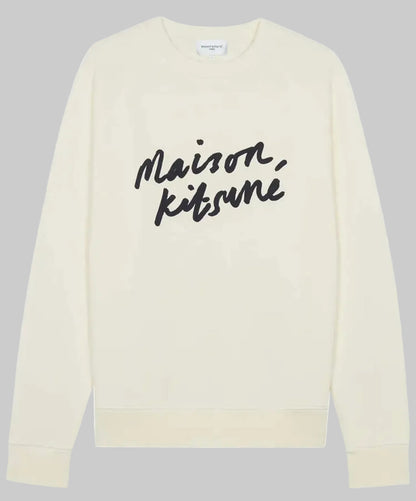 MAISON KITSUNE Logo Crew - Size S