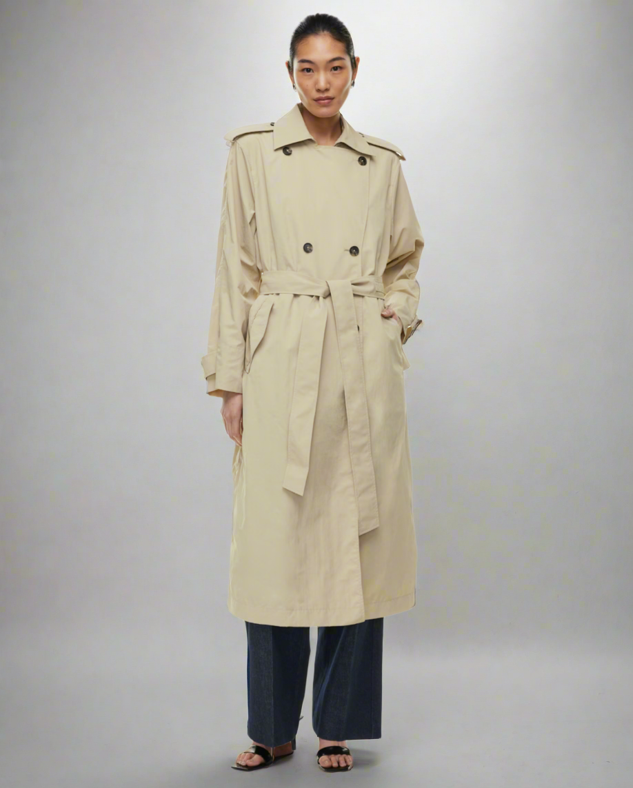 BABATON Camel Trench Coat - Size XL