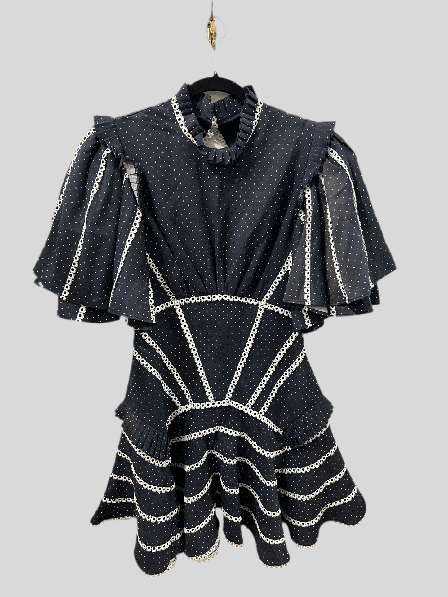 ACLER Polkadot Fit & Flare Mini Dress - Size 6