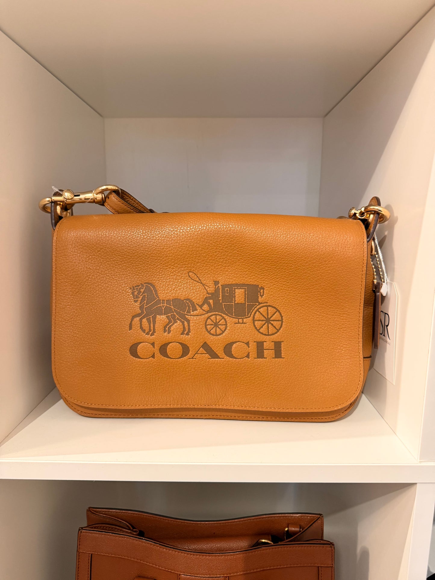 COACH Leather Crossbody Messenger Bag