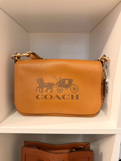 COACH Leather Crossbody Messenger Bag