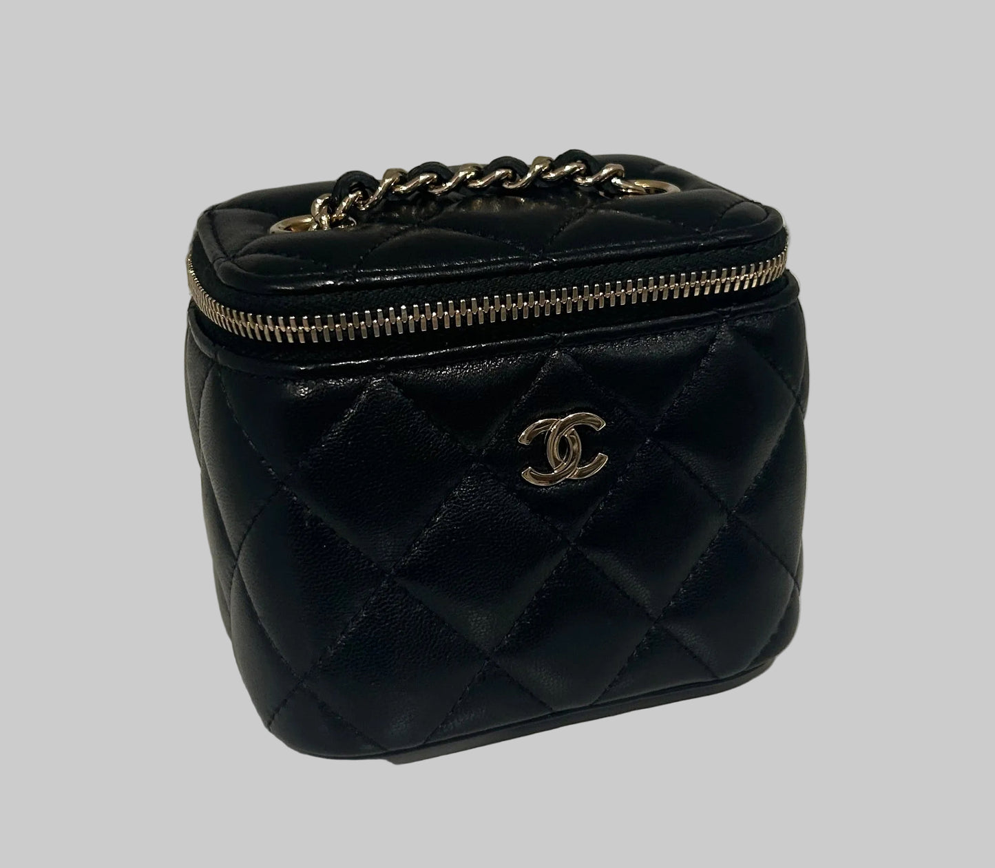 CHANEL Quilted Mini Vanity Crossbody