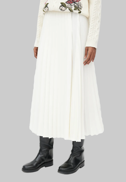 VALENTINO GARAVANI Pleated Midi Skirt - Size S