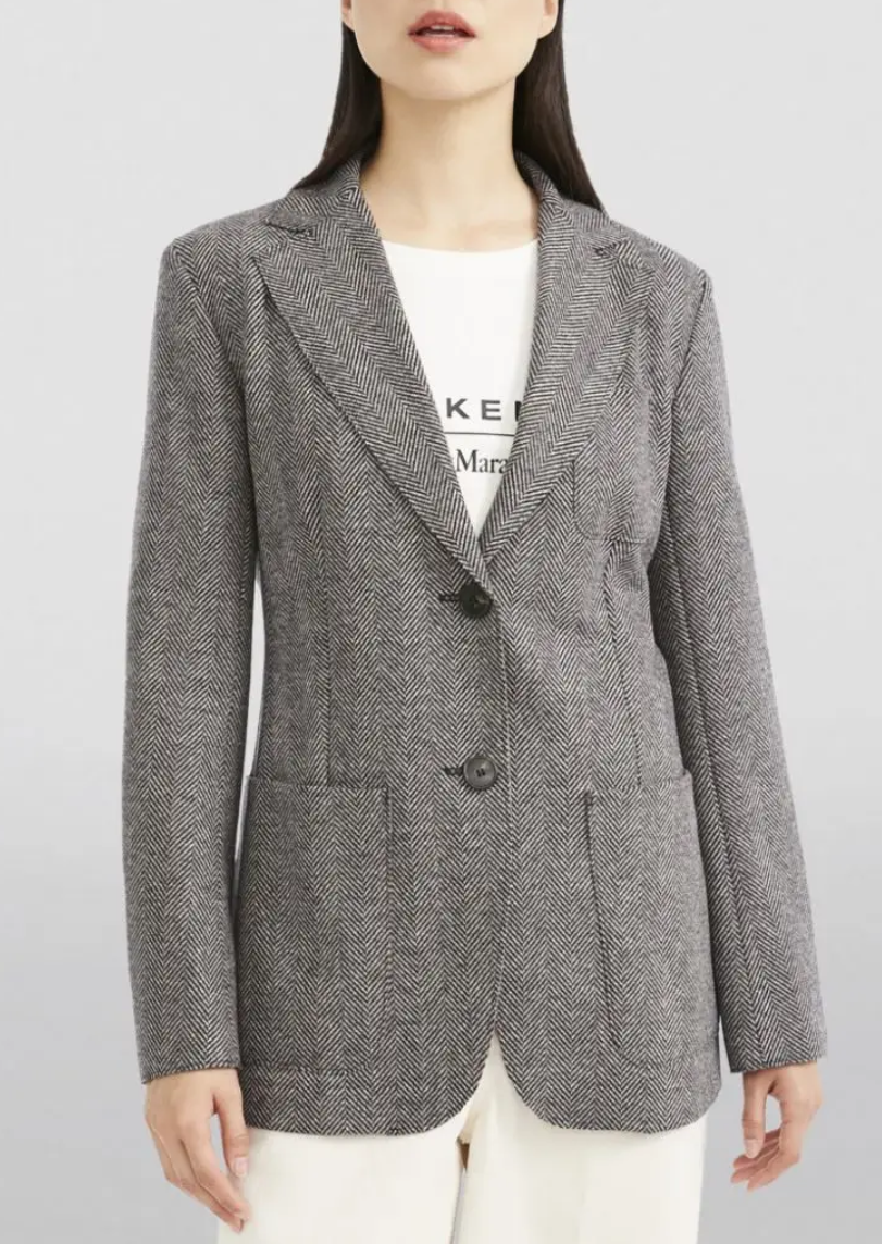 WEEKEND MAX MARA Herringbone Blazer - Size 2