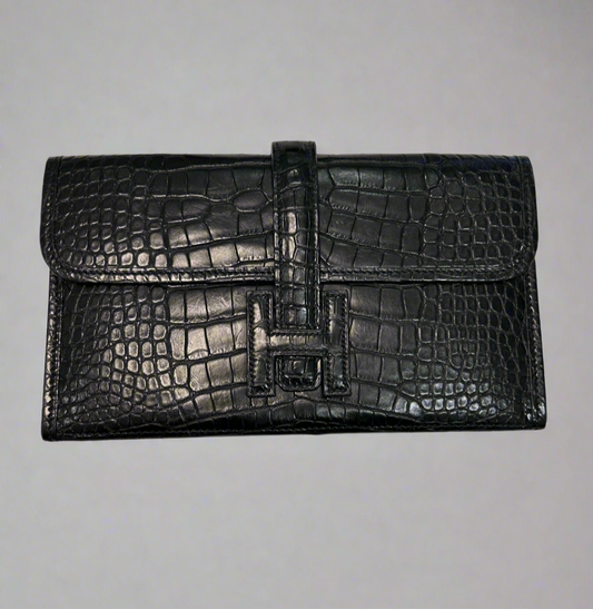 HERMÈS Jige Mini Clutch 20 Niloticus