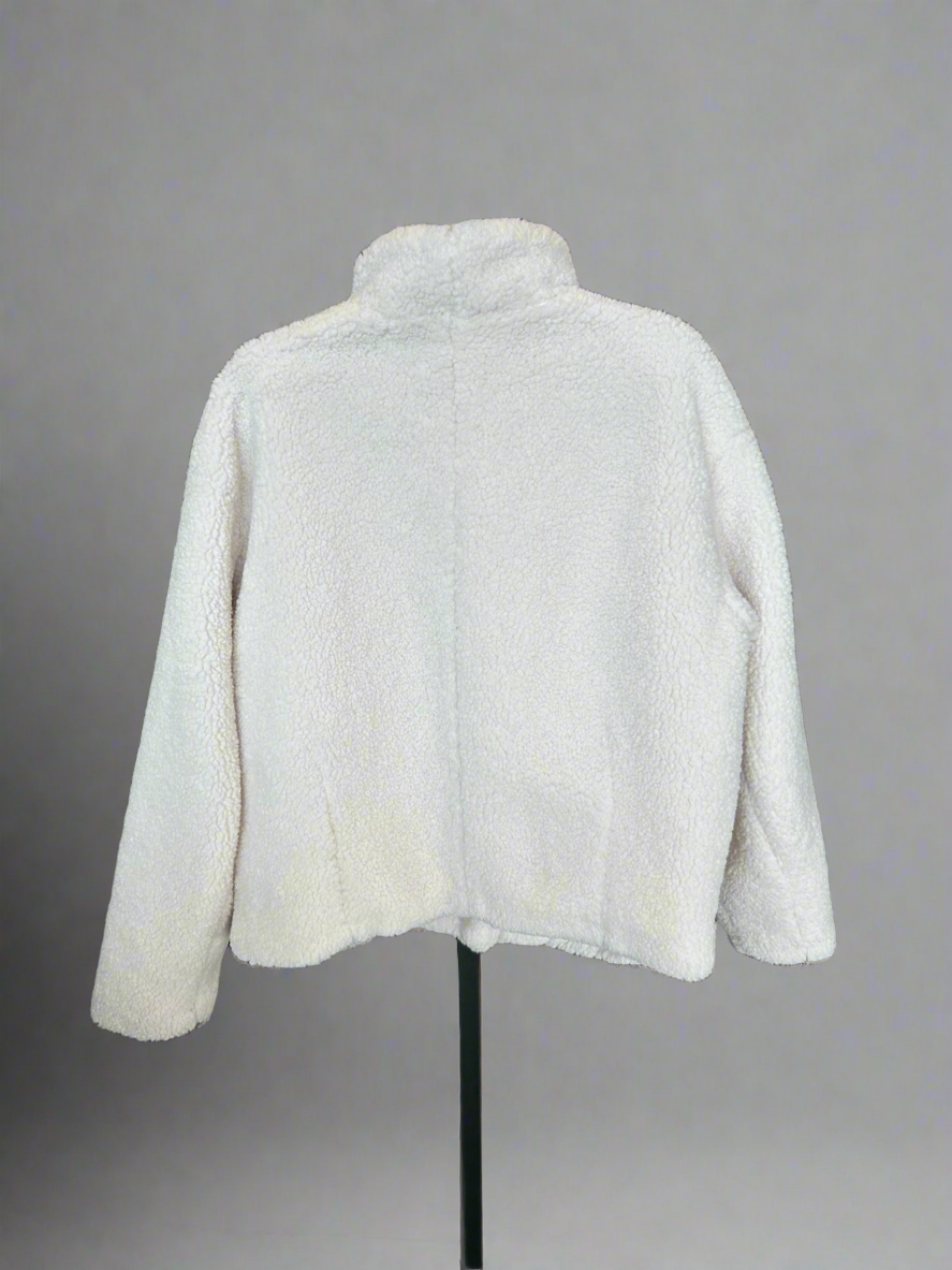 FRAME Faux Sherling Sherpa Jacket - Size L