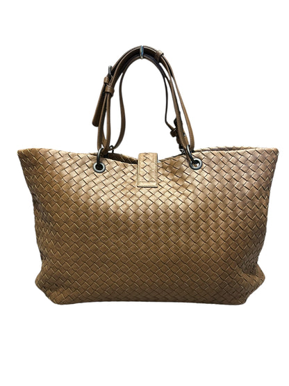 BOTTEGA VENETA Roma Leather Tote Bag