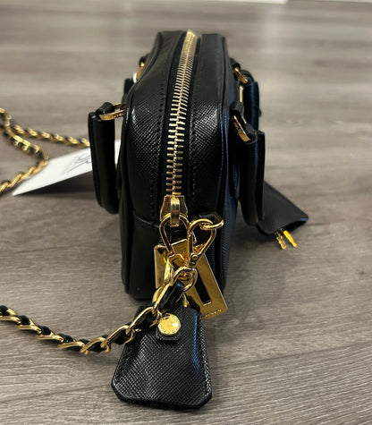 PRADA Lux Saffiano Mini Bauletto Bag