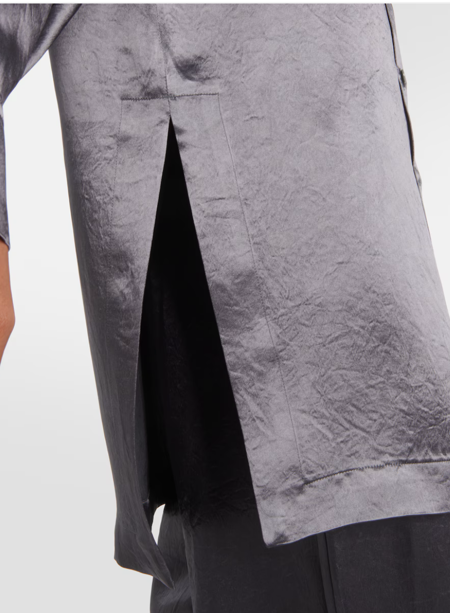 Max Mara Leisure Bacio Crinkle Satin Set - Size 14