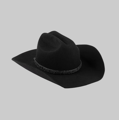 NEW* LACK OF COLOR Black Western Hat - Size L