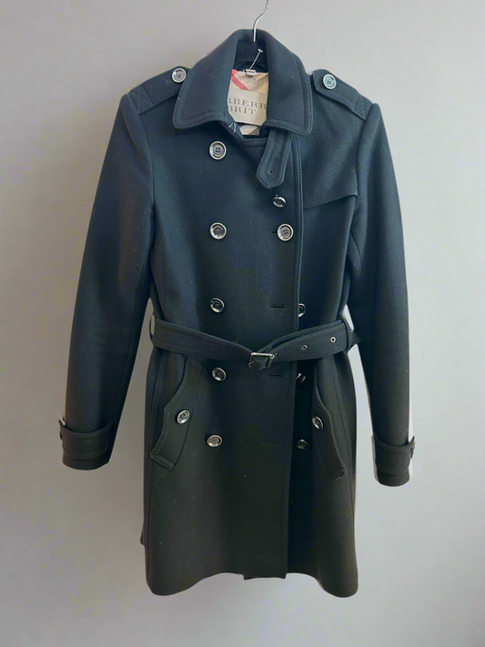 BURBERRY Wool Cashmere Coat Size 6