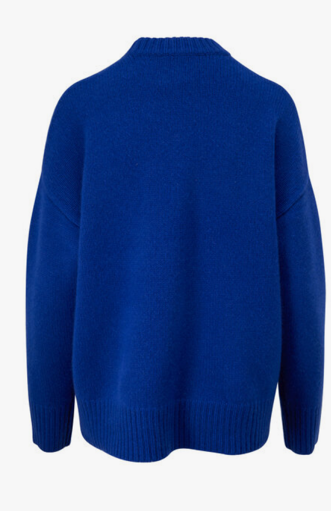 CO. Cobalt oversized crew sweater - Size  XS