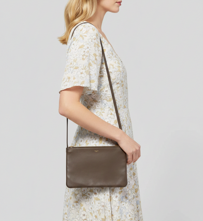 CÉLINE Brown Leather Trio
