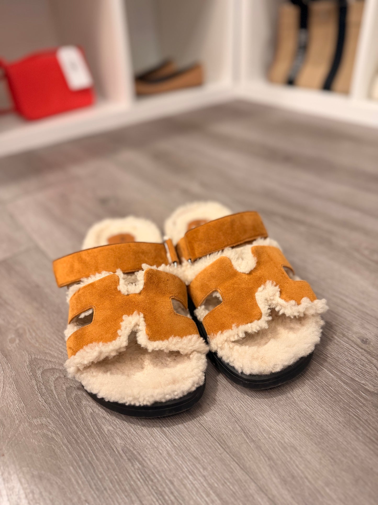 HERMÉS Chypre Sandals - Size 38