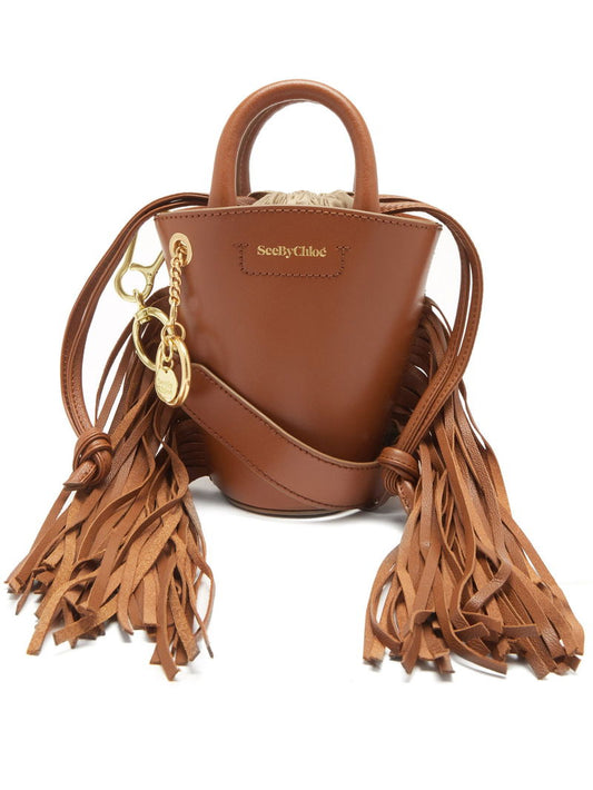 See by Chloe Cecilia Small Fringe Bucket Bag