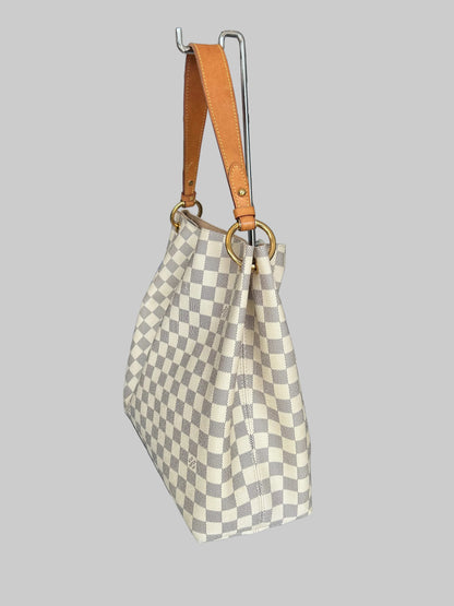 LOUIS VUITTON Damier Azur Graceful MM