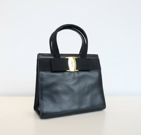 SALVATORE FERRAGAMO Vara Ribbon Top Handle