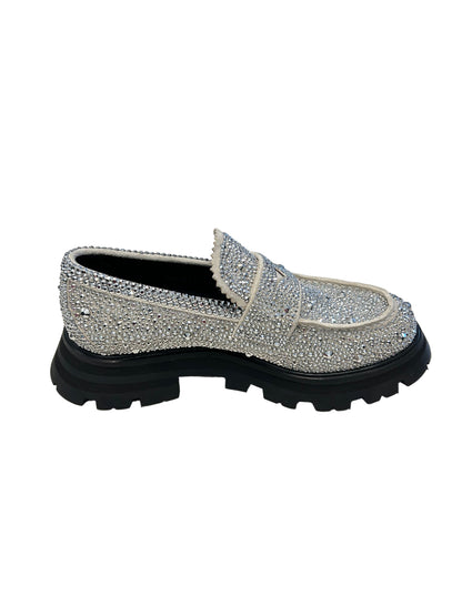 ALEXANDER MCQUEEN Wander Crystal Embellished Loafer - Size 37