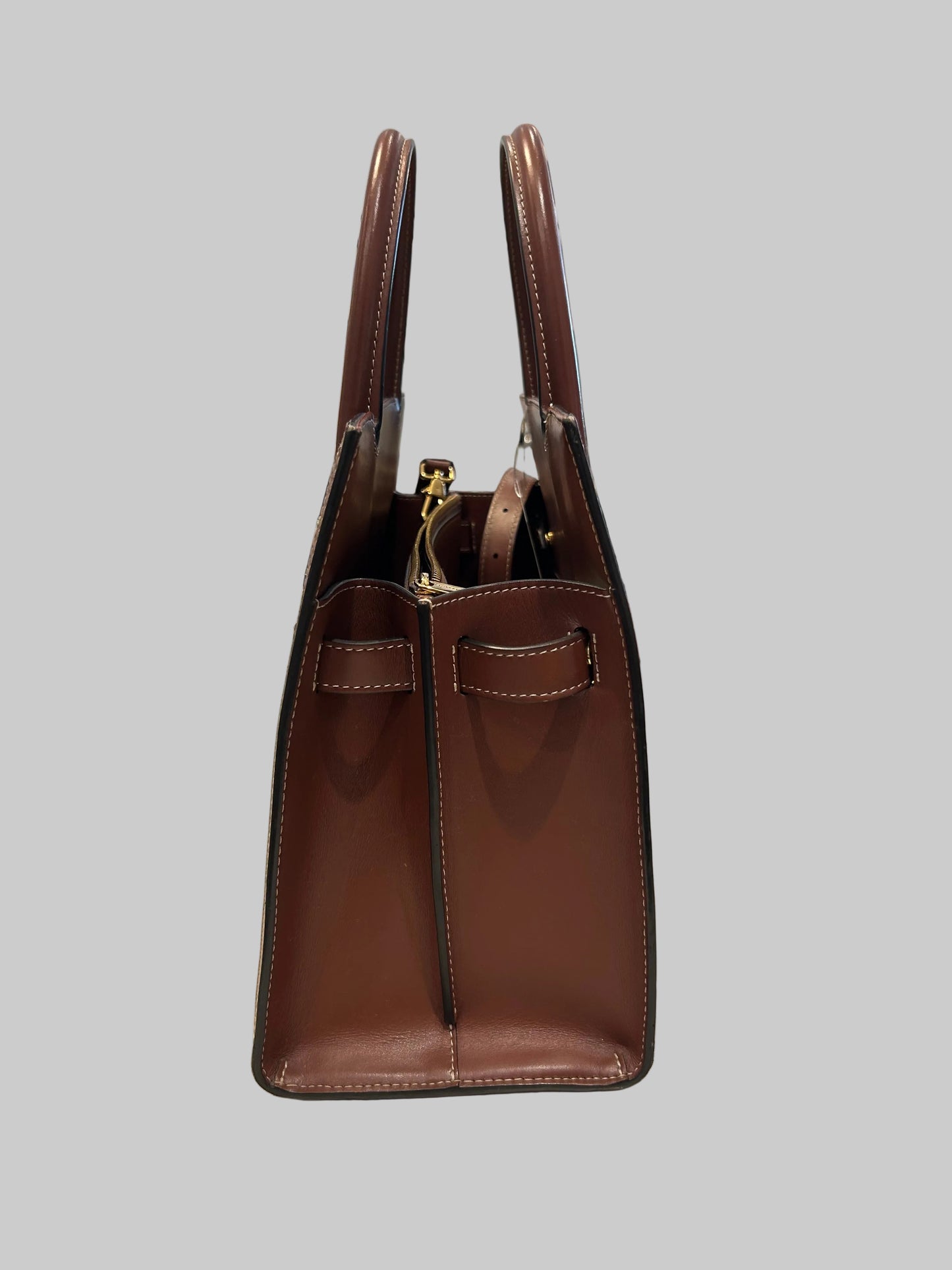 BURBERRY House Check Top Handle Bag