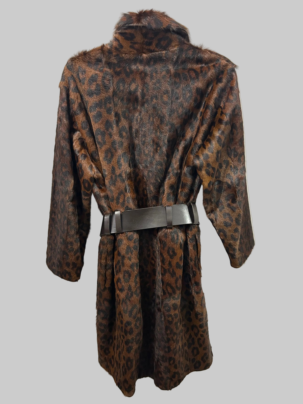 TOM FORD Leopard Painted Fur Coat- Size 36