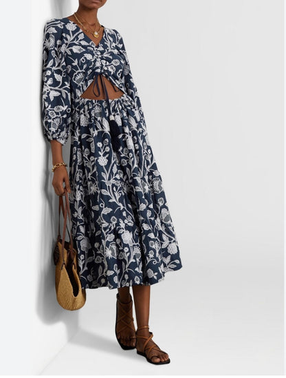 Emanuelle Midi Dress - Size Medium
