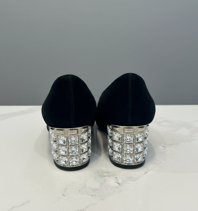 MIU MIU Crystal Heels - Size 36