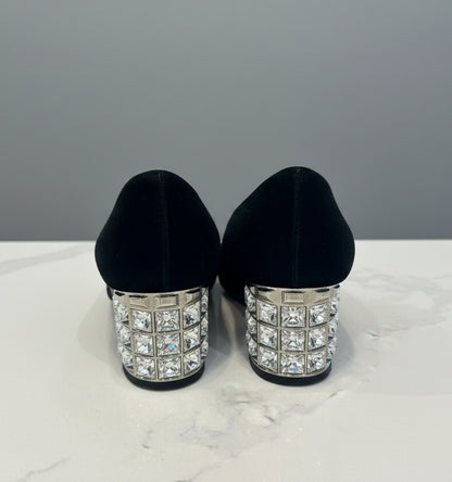 MIU MIU Crystal Heels - Size 36