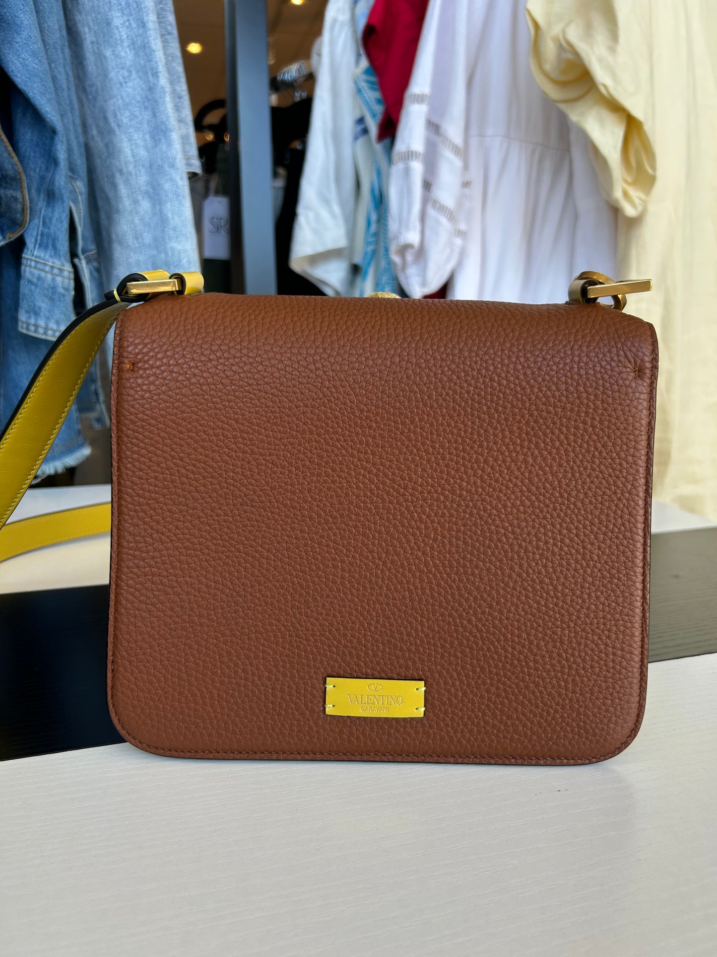 VALENTINO GARAVANI Vsling Velvet Shoulder Bag