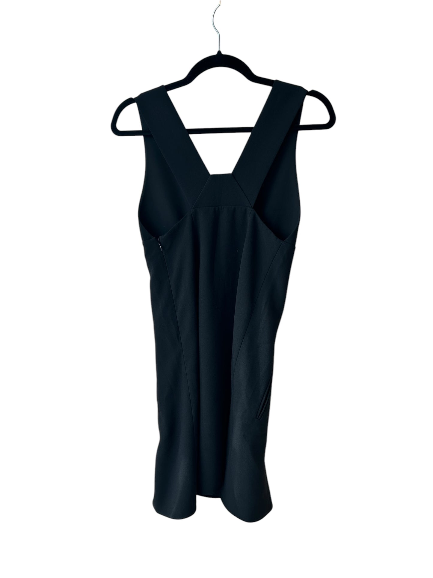 ALEXANDER WANG Black Deep V Dress - Size 0