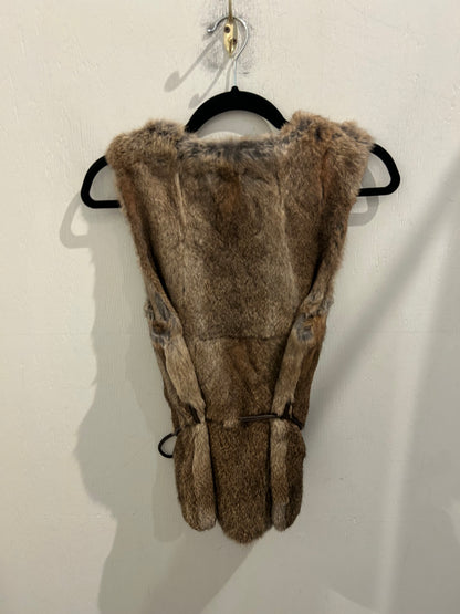 COACH Rabbit Fur Vest - Size xs